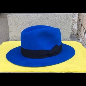 MAJESTIC ROYAL BLUE FEDORA!!